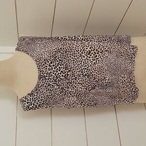 VINTAGE Virginia medium shell top cheetah leopard print